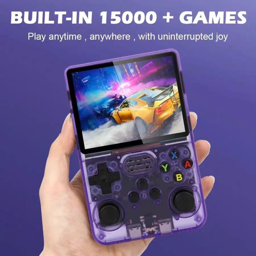 R36S consola Retro 15,000 juegos,64gb, Maximo rendimiento,S.O Arkos basado en Linux.
