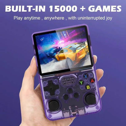 R36S consola Retro 15,000 juegos,64gb, Maximo rendimiento,S.O Arkos basado en Linux.